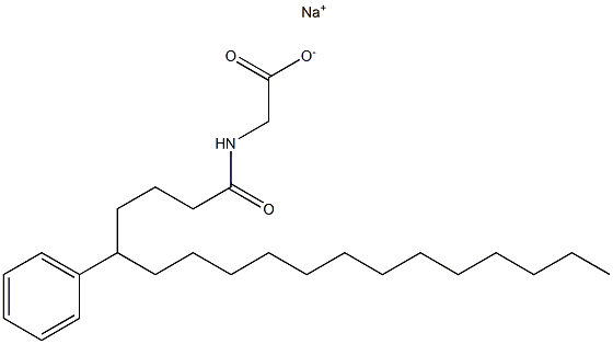 N-十八酰基-D-苯基甘氨酸-钠盐 结构式