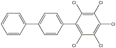 2,3,4,5,6-Pentachloro-p-terphenyl Structure