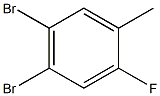 2-氟-4,5-二溴甲苯, , 结构式