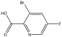 3-BroMo-5-fluoropyridin-2-carboxylic acid Structure
