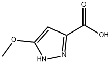 5-Methoxy-1H-pyrazole-3-carboxylic acid Structure