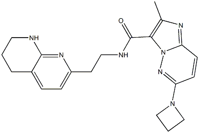 6-(azetidin-1-yl)-2-Methyl-N-(2-(5,6,7,8-tetrahydro-1,8-naphthyridin-2-yl)ethyl)iMidazo[1,2-b]pyridazine-3-carboxaMide