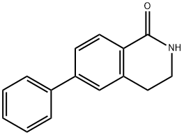 6-phenyl-3,4-dihydroisoquinolin-1(2H)-one 化学構造式