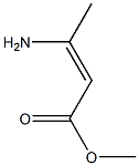 B-aMino crotonic acid Methyl ester Structure