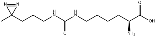(S)-2-aMino-6-(3-(3-(3-Methyl-3H-diazirin-3-yl)propyl)ureido)hexanoic acid Structure