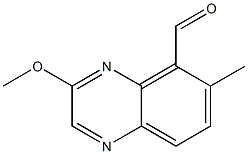 3-Methoxy-6-Methylquinoxaline-5-carbaldehyde 结构式