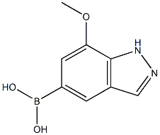 7-Methoxy-1H-indazol-5-yl-5-boronic acid Structure