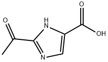 2-acetyl-1H-iMidazole-5-carboxylic acid Struktur