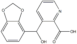 3-((benzo[d][1,3]dioxol-7-yl)(hydroxy)Methyl)pyridine-2-carboxylic acid|