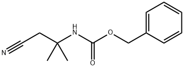 (1-氰基-2-甲基丙-2-基)氨基甲酸苄酯 结构式