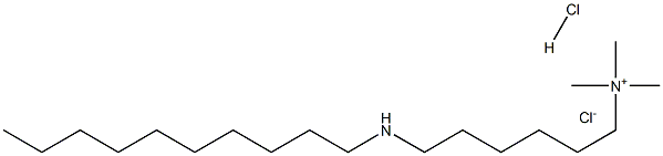 6-(DecylaMino)hexyltriMethylaMMoniuM Chloride Hydrochloride Struktur