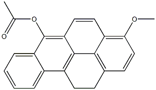 6-Acetyloxy-3-Methoxy-11,12-dihydro-benzo[a]pyrene Structure