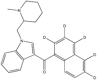 [1-[(1-Methyl-2-piperidinyl)Methyl]-1H-indol-3-yl]-1-naphthalenylMethanone-d5