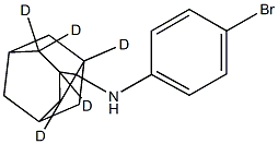 N-(2-AdaMantyl)-N-(4-broMophenyl-d5)aMine Struktur