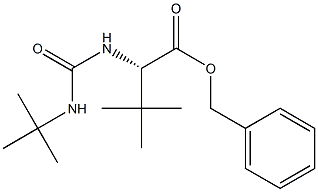 N-[[(1,1-DiMethylethyl)aMino]carbonyl]-3-Methyl-L-valine Benzyl Ester Structure