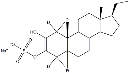 Pregnenediol-d5 Sulfate SodiuM Structure