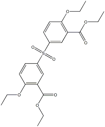 Diethyl 3,3'-Sulfonyl Bis-6-ethoxybenzoate Structure