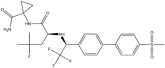 1-((S)-4-fluoro-4-Methyl-2-((S)-2,2,2-trifluoro-1-(4'-(Methylsulfonyl)biphenyl-4-yl)ethylaMino)pentanaMido)cyclopropanecarboxaMide