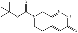 3-氧代-2,5,6,8-四氢吡啶并[3,4-C]哒嗪-7(3H)-羧酸叔丁酯, 1395492-99-5, 结构式