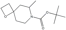 tert-butyl 6-Methyl-1-oxa-7-azaspiro[3.5]nonane-7-carboxylate Struktur