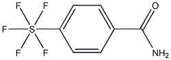 4-(Pentafluorothio)benzaMide, 97% 化学構造式