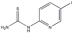 N-(5-碘-2-吡啶基)硫代尿,97%, , 结构式