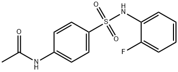 4-乙酰胺基-N-(2-氟苯基)苯磺酰胺, 194783-85-2, 结构式