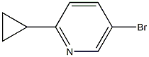 5-BroMo-2-cyclopropyl-pyridine,,结构式