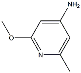 2-Methoxy-6-Methyl-pyridin-4-ylaMine 化学構造式