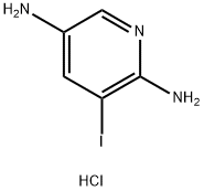 3-Iodo-pyridine-2,5-diaMine hydrochloride 化学構造式