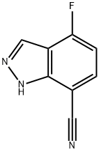 4-Fluoro-1H-indazole-7-carbonitrile Structure