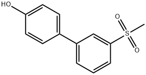 3'-Methanesulfonyl-biphenyl-4-ol Struktur