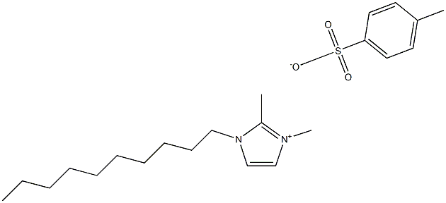 1-decyl-2,3-diMethyliMidazoliuM tosylate Struktur