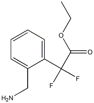 (2-AMinoMethyl-phenyl)-difluoro-acetic acid ethyl ester,,结构式