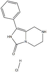 1-Phenyl-5,6,7,8-tetrahydro-2H-iMidazo[1,5-a]pyrazin-3-one hydrochloride Struktur