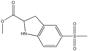 5-Methanesulfonyl-2,3-dihydro-1H-indole-2-carboxylic acid Methyl ester