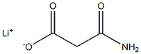 3-氨基-3-氧代丙酸酯锂盐, , 结构式