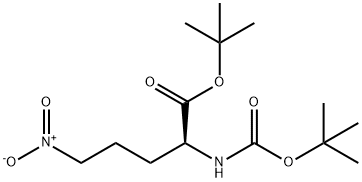 (S)-tert-butyl 2-((tert-butoxycarbonyl)aMino)-5-nitropentanoate Structure