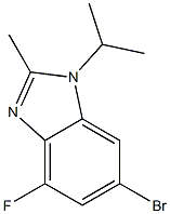  6-broMo-4-fluoro-1-isopropyl-2-Methyl-1H-benzoiMidazole