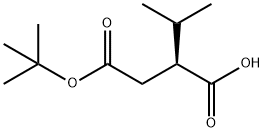 (S)-4-叔丁氧-2-异丙基-4-氧丁酸, 134807-43-5, 结构式