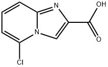 5-クロロイミダゾ[1,2-A]ピリジン-2-カルボン酸水和物 化学構造式