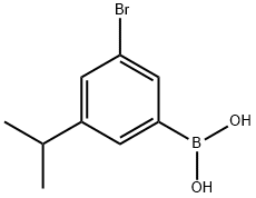 3-溴-5-异丙基苯硼酸, 1451390-87-6, 结构式