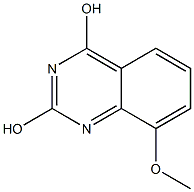 8-Methoxyquinazoline-2,4-diol Struktur