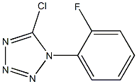 5-chloro-1-(2-fluorophenyl)-1H-tetrazole 结构式