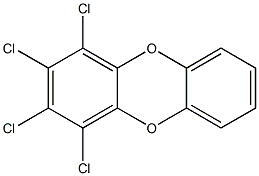 1,2,3,4-Tetrachlorodibenzo-p-dioxin 50 μg/mL in Toluene Structure