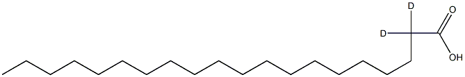 Eicosanoic acid-2,2-D2 结构式