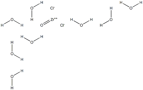 Zirconyl chloride octahydrate, 99.99% Struktur