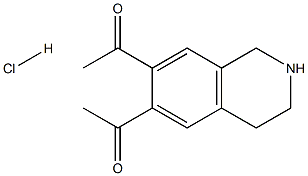 1-(6-acetyl-1,2,3,4-tetrahydroisoquinolin-7-yl)ethan-1-one hydrochloride