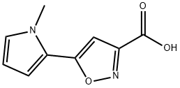 5-(1-Methyl-2-pyrrolyl)isoxazole-3-carboxylic Acid Structure