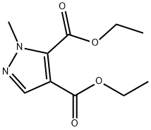 diethyl 1-Methyl-1H-pyrazole-4,5-dicarboxylate Structure